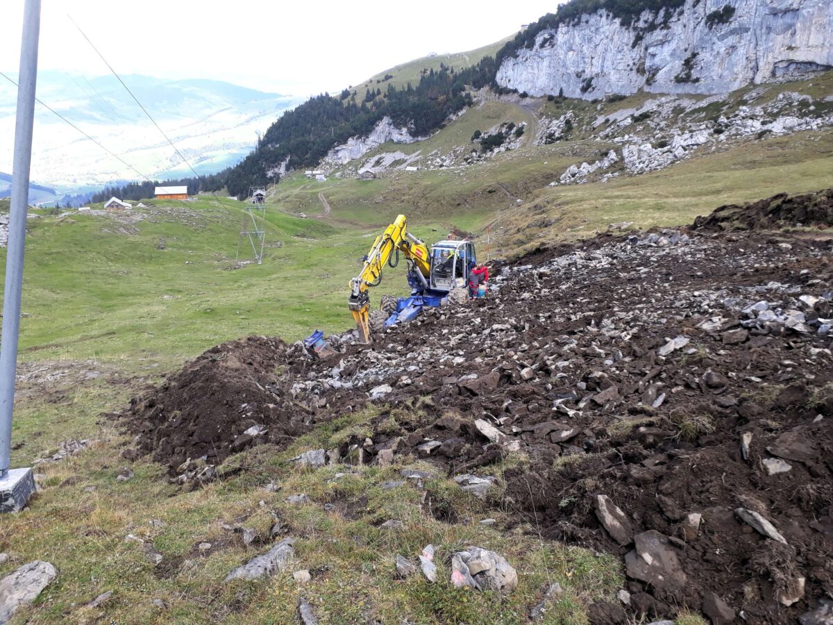 Pistenkorrektur Ebenalp