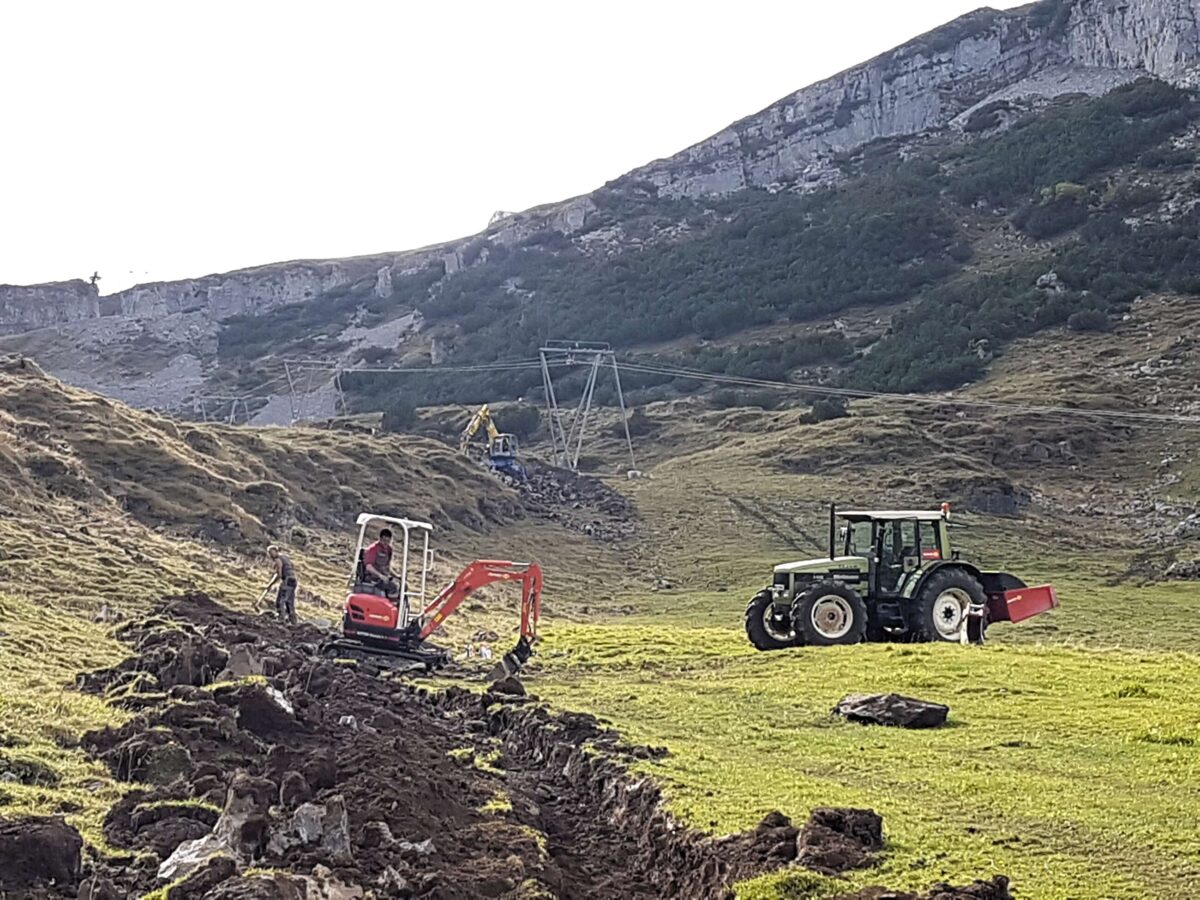 Pistenkorrektur Ebenalp