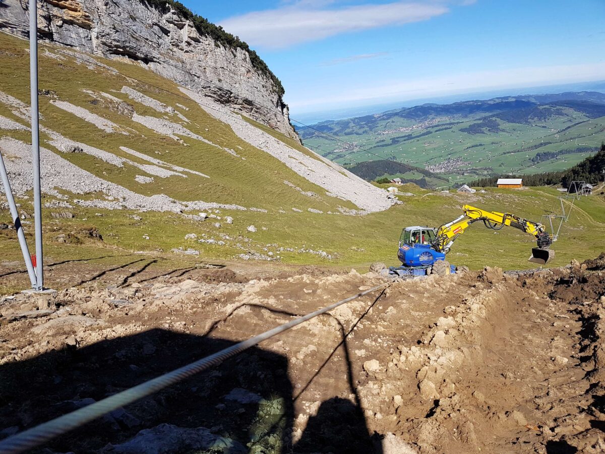Pistenkorrektur Ebenalp