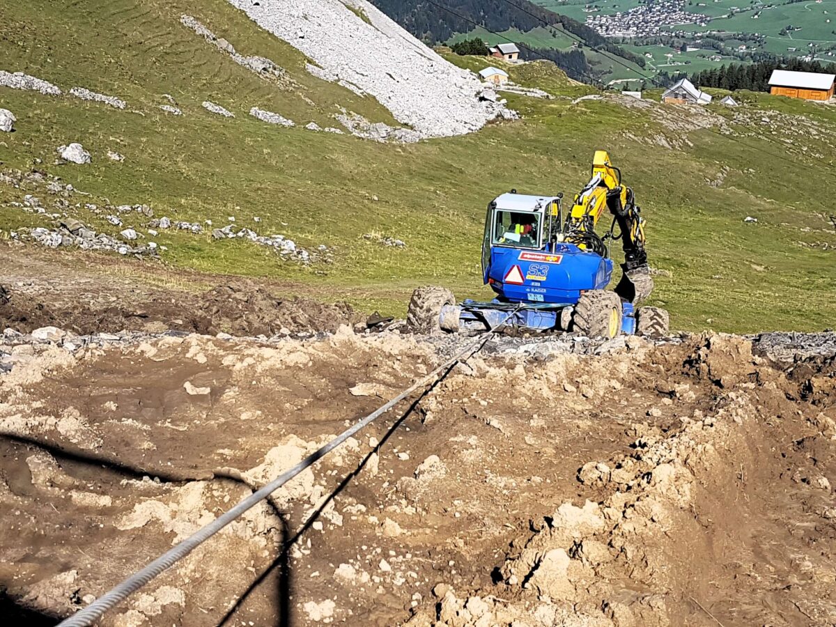 Pistenkorrektur Ebenalp