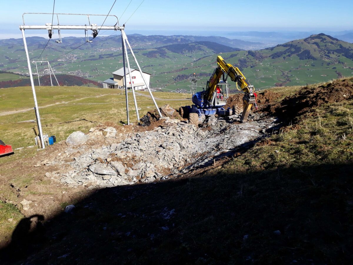 Pistenkorrektur Ebenalp