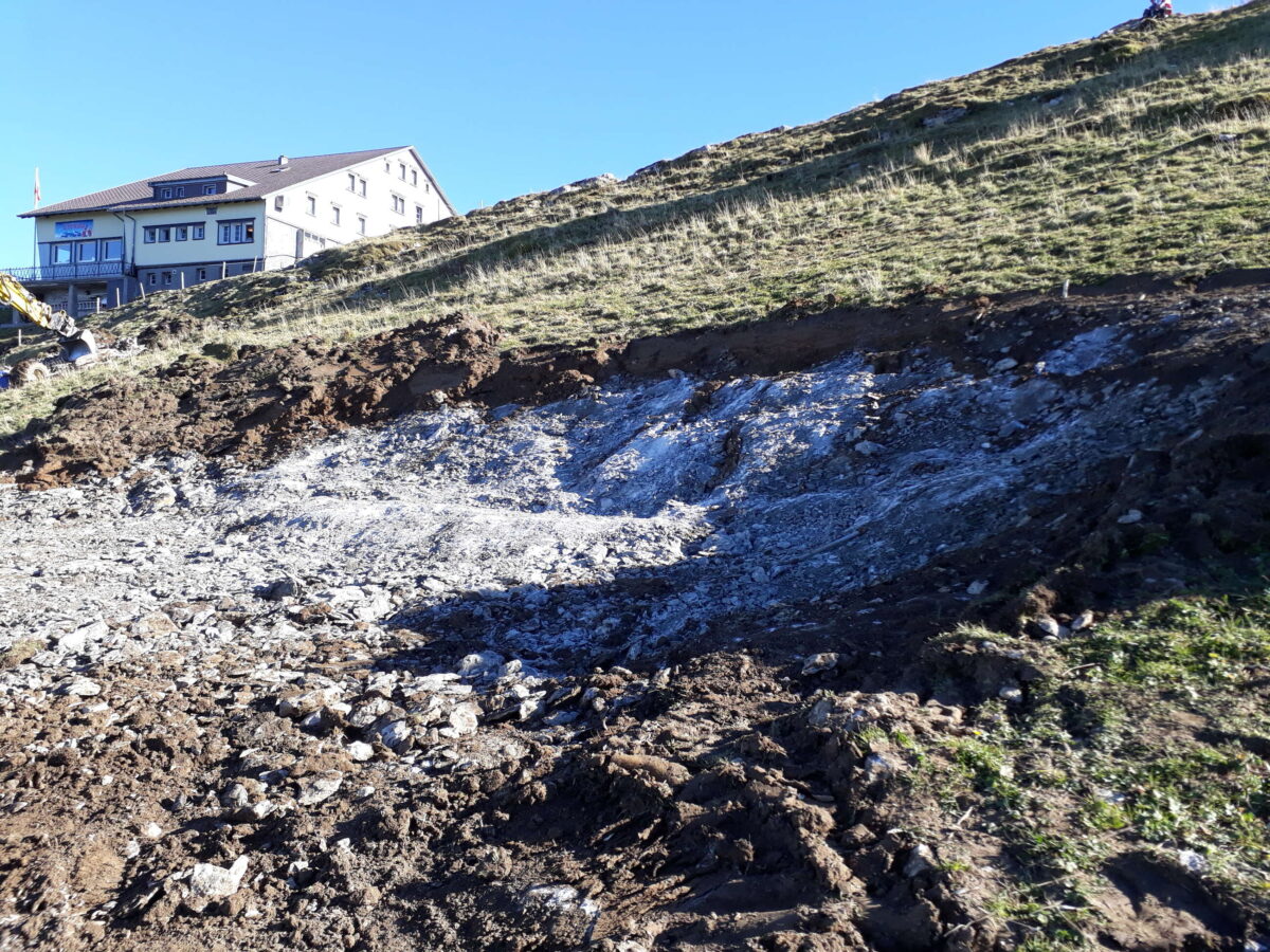 Pistenkorrektur Ebenalp