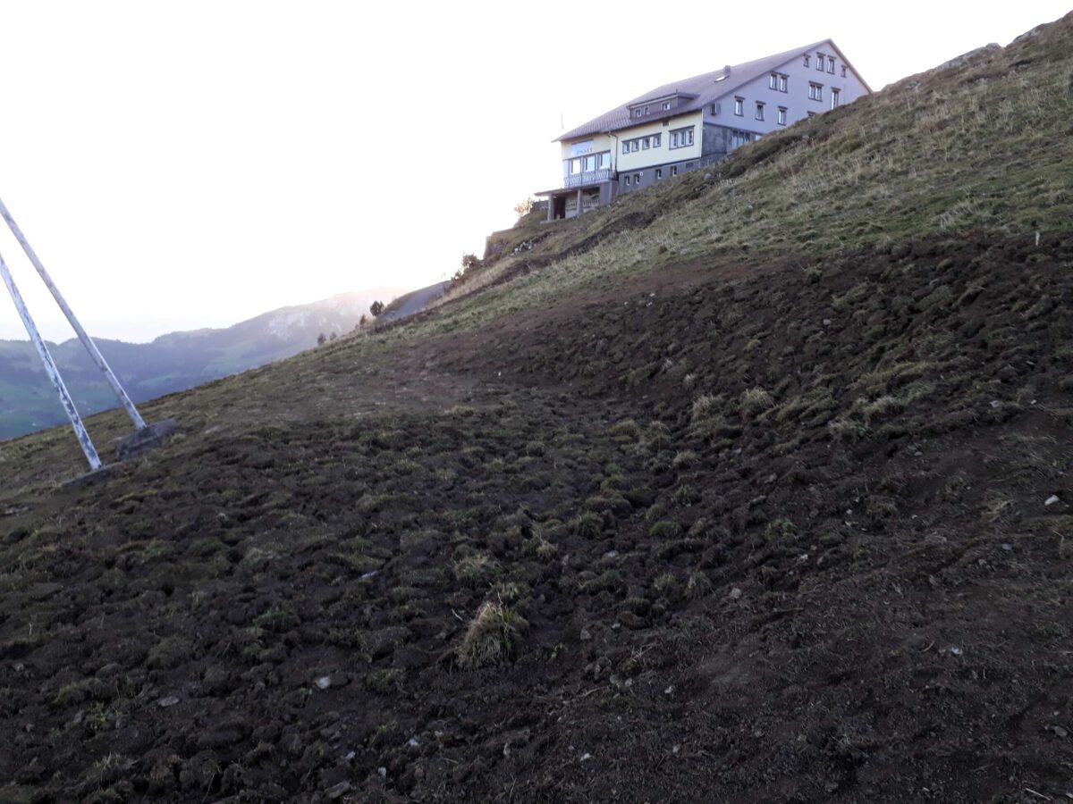 Pistenkorrektur Ebenalp