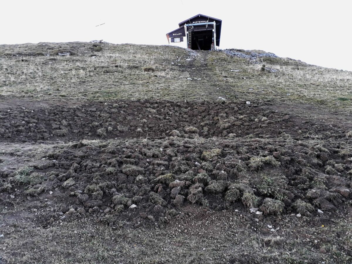 Pistenkorrektur Ebenalp