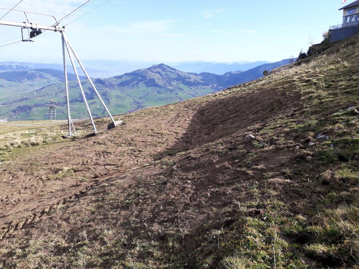 Pistenkorrektur Ebenalp
