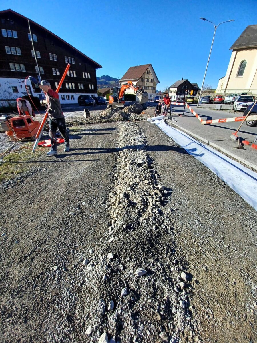 Neubau Kanalisation und Sanierung Dorfstrasse