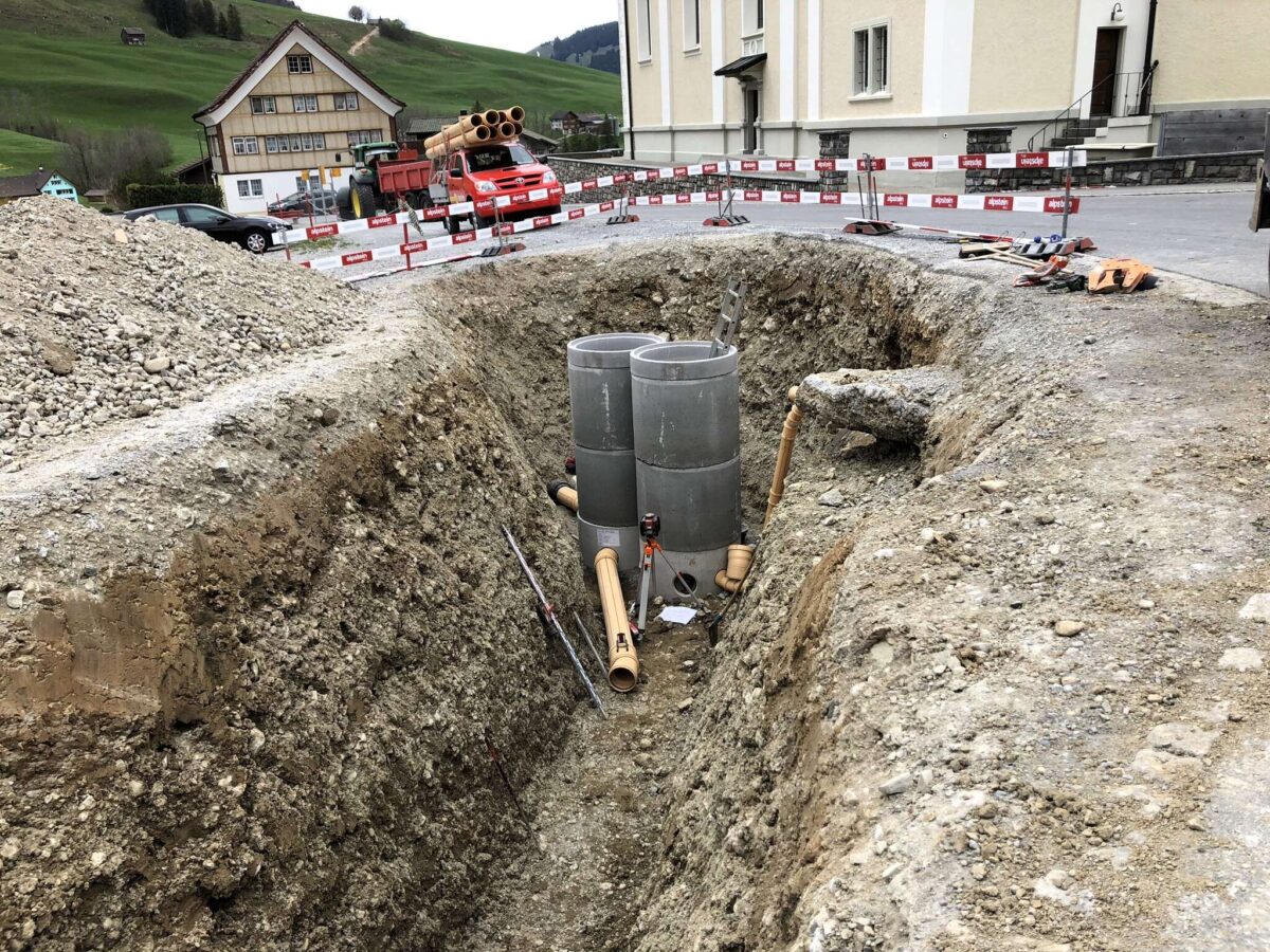 Neubau Kanalisation und Sanierung Dorfstrasse
