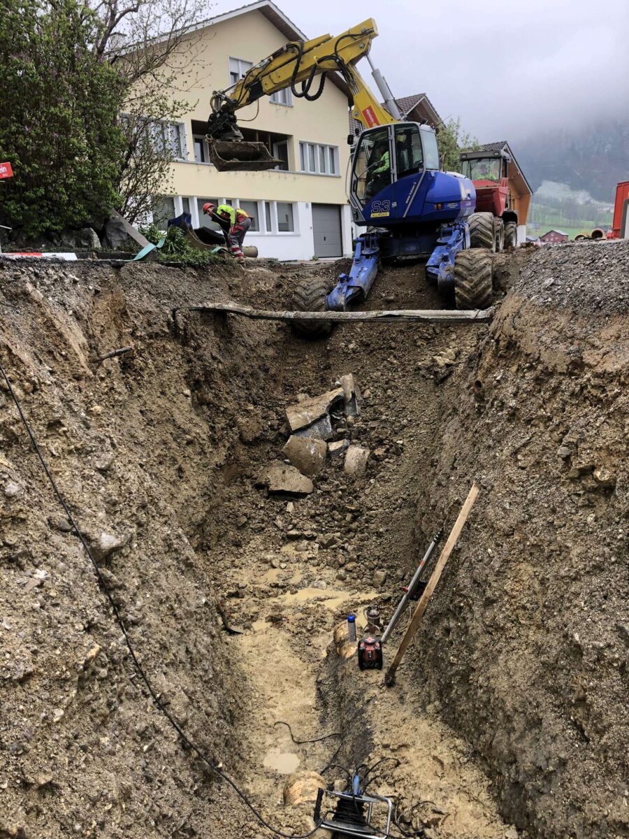 Neubau Kanalisation und Sanierung Dorfstrasse