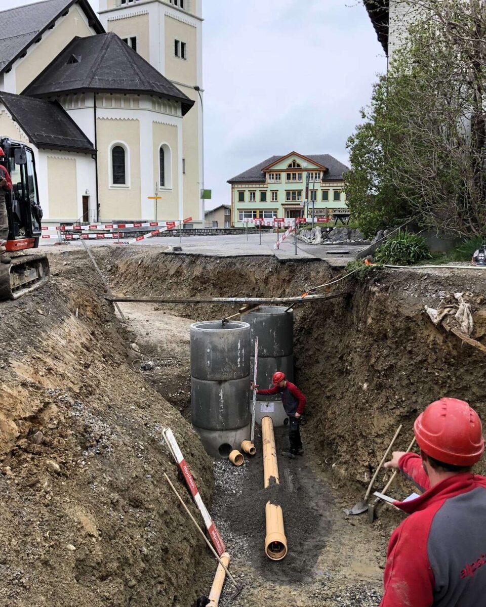 Neubau Kanalisation und Sanierung Dorfstrasse
