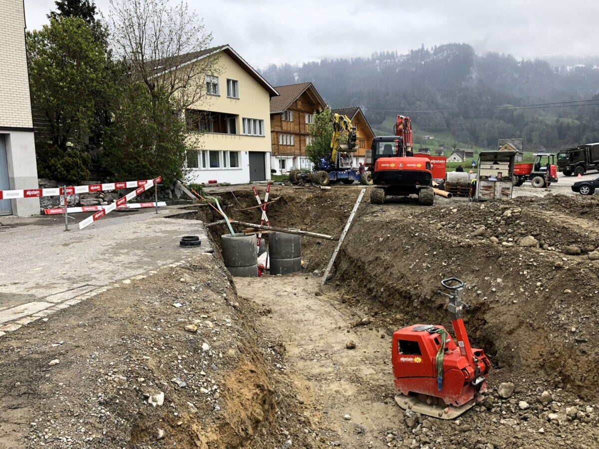 Neubau Kanalisation und Sanierung Dorfstrasse