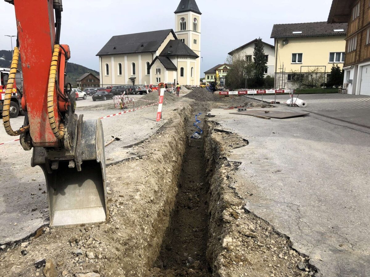 Neubau Kanalisation und Sanierung Dorfstrasse