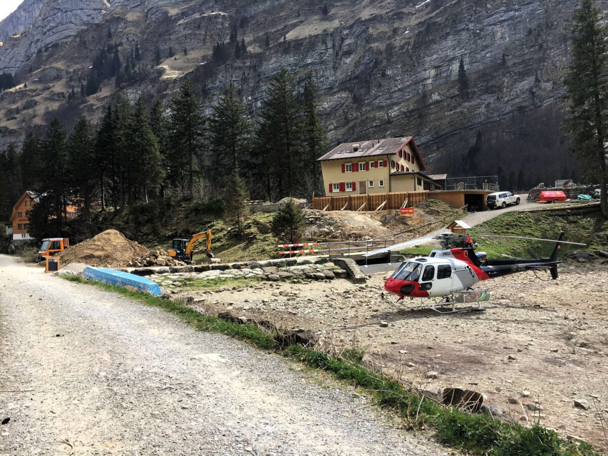 Umbau Bergrestaurant Seealp