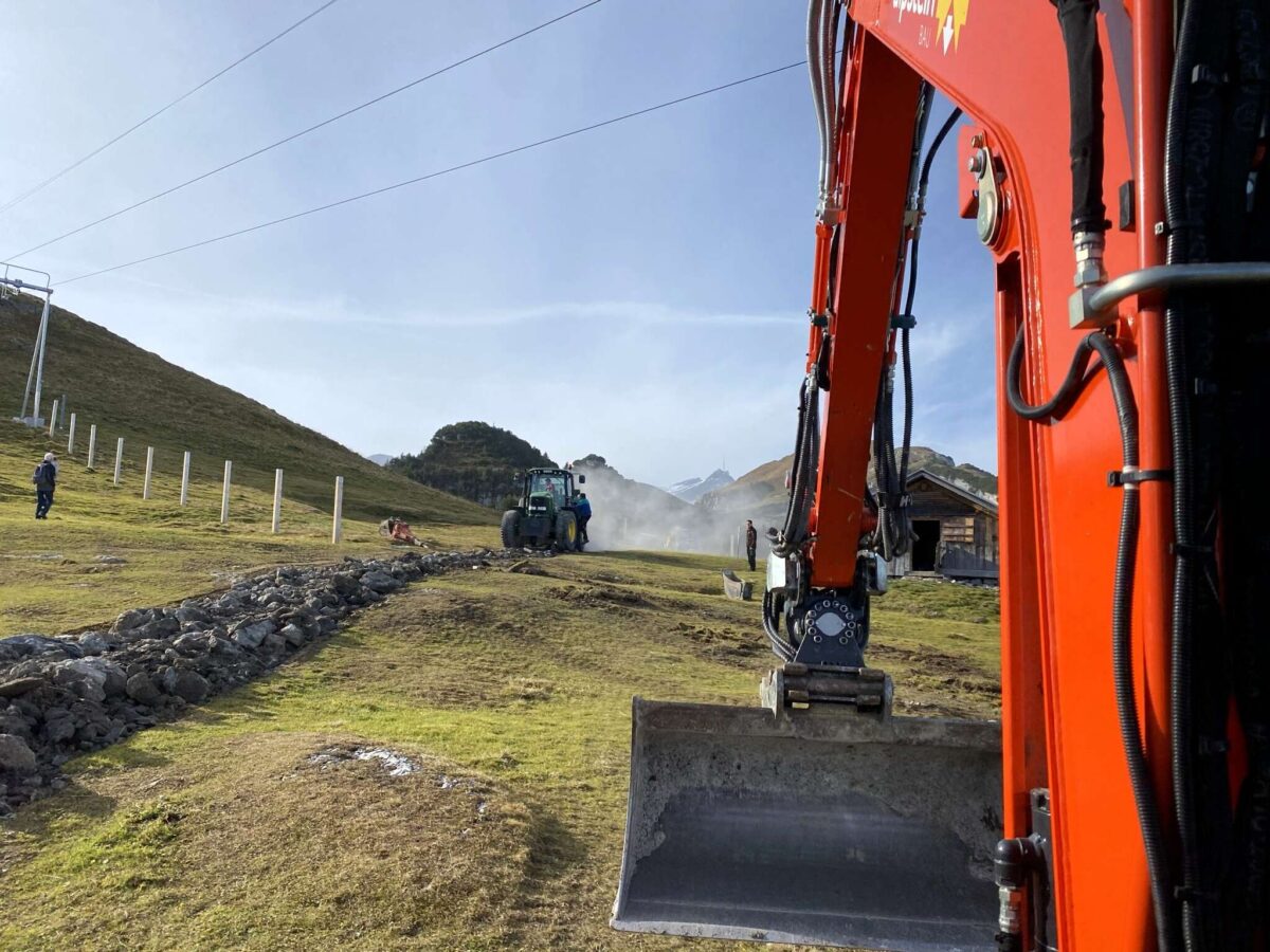 Pistenkorrektur Ebenalp