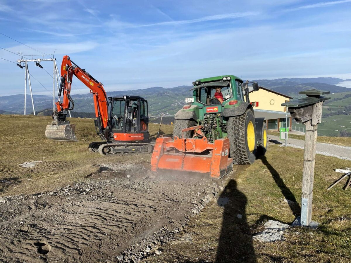 Pistenkorrektur Ebenalp