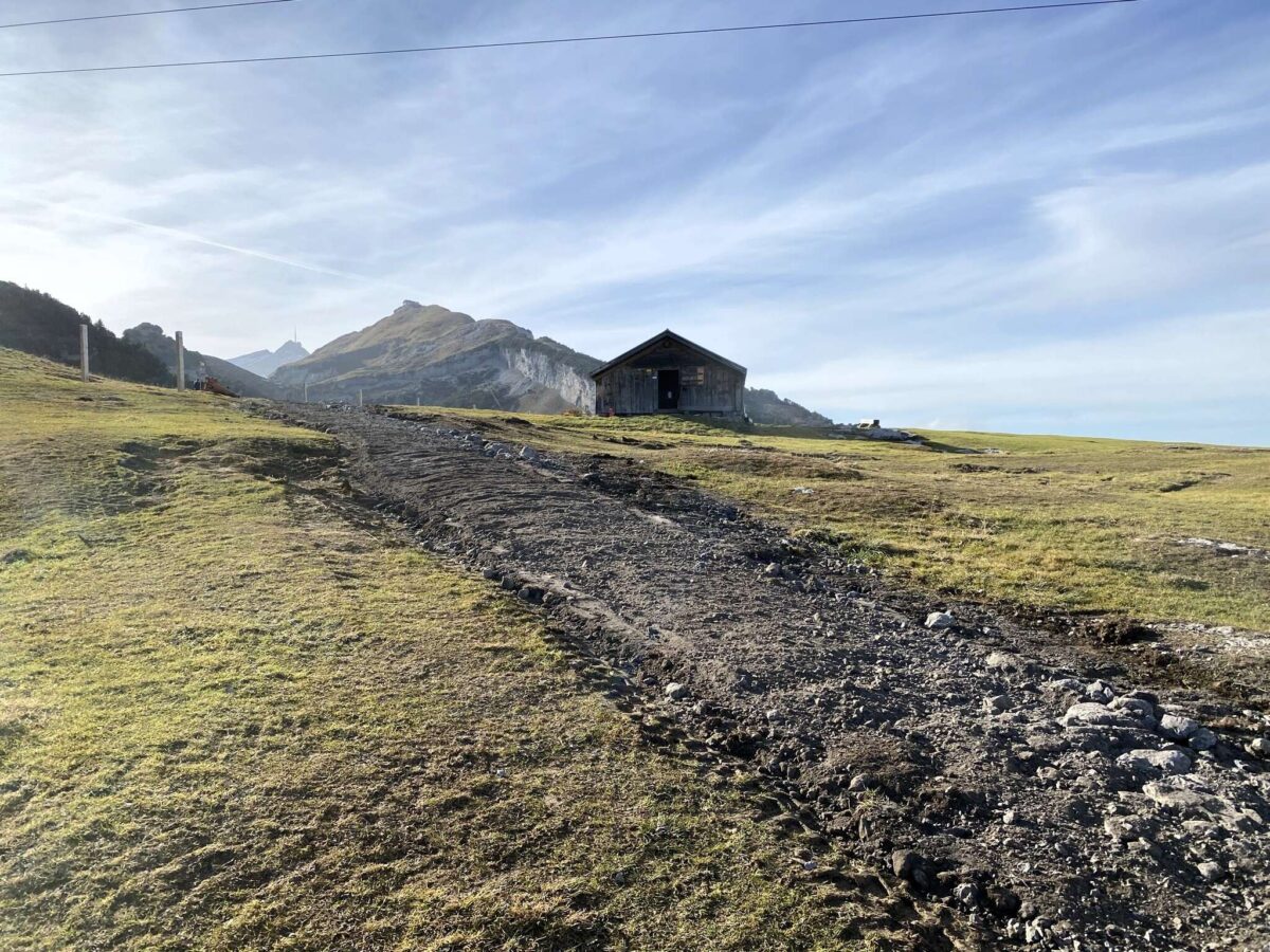 Pistenkorrektur Ebenalp