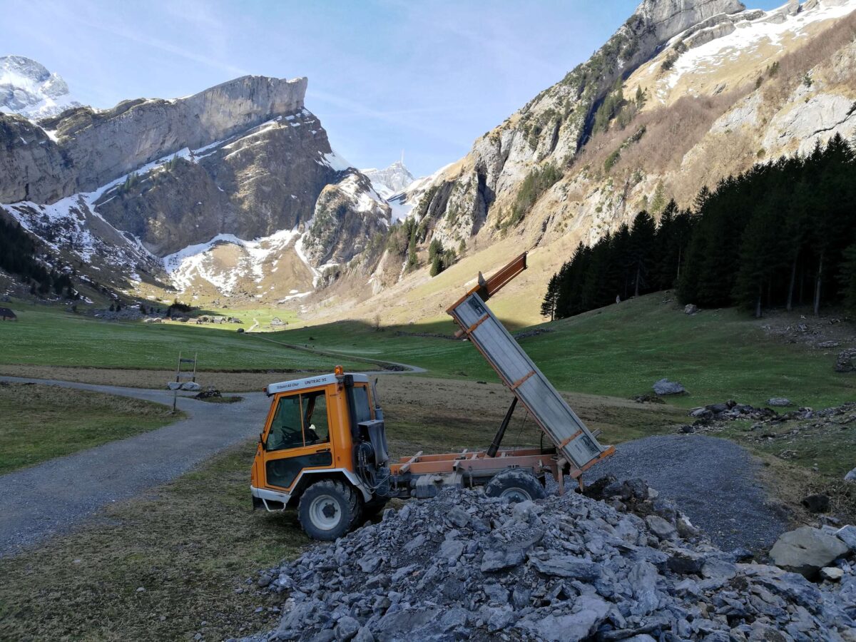 Umbau Bergrestaurant Seealp