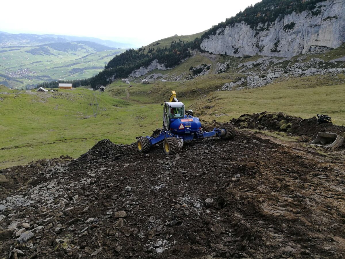 Pistenkorrektur Ebenalp