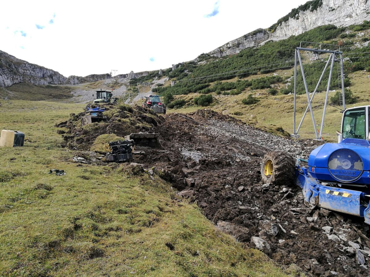 Pistenkorrektur Ebenalp